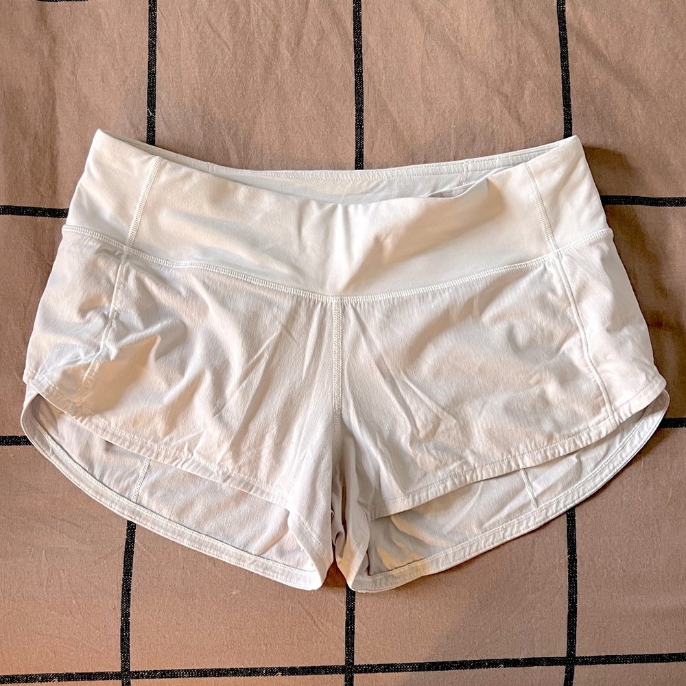 Lululemon Speed Shorts Size 4, Low rise, 2.5” inseam